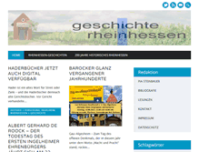 Tablet Screenshot of geschichte-in-rheinhessen.de